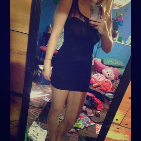 Black tight sexy party dress