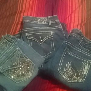 Three pair Code Blue jeans bundled @marthaabaker