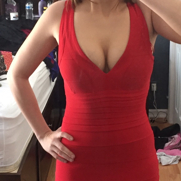 Super sexy red bodycon dress size small