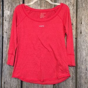 🔴 HOLD AE Coral Top