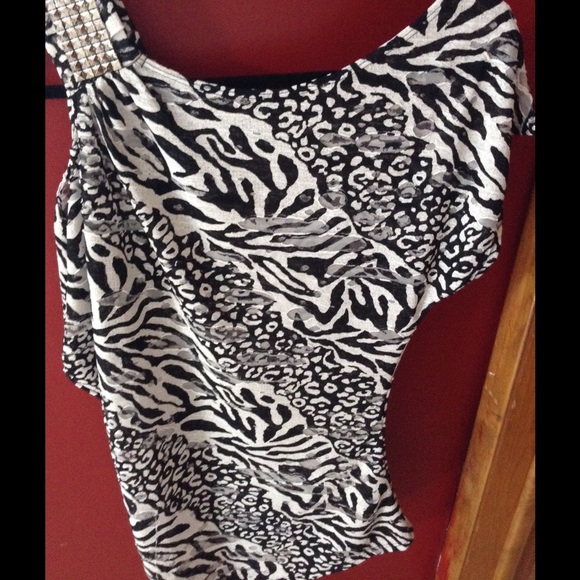 One shoulder top/mini dress