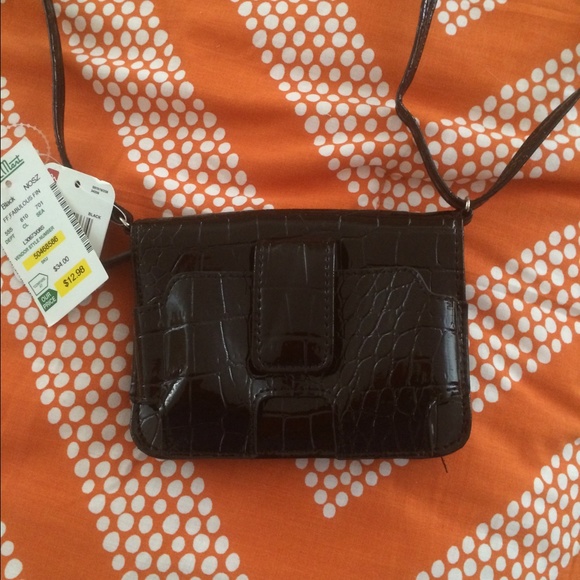 Small black cross-body purse - Picture 1 of 3
