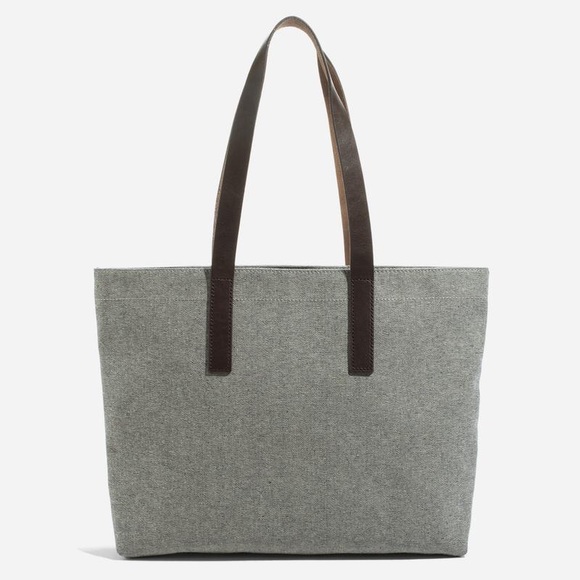 Everlane Twill Zip Tote, reverse denim, sold out