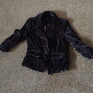 Velvet Grey Blazer