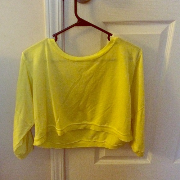 Yellow Croptop from Forever21.