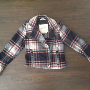 Hollister plaid jacket
