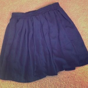 Blue skirt