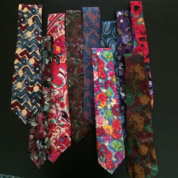 Men's ties! Bundle tropical, floral, summery