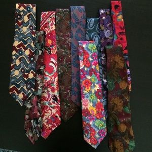 Men's ties! Bundle tropical, floral, summery