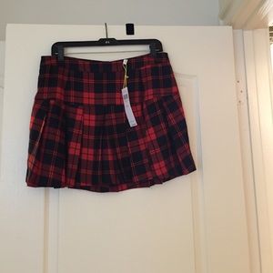 Plaid BCBG Miniskirt