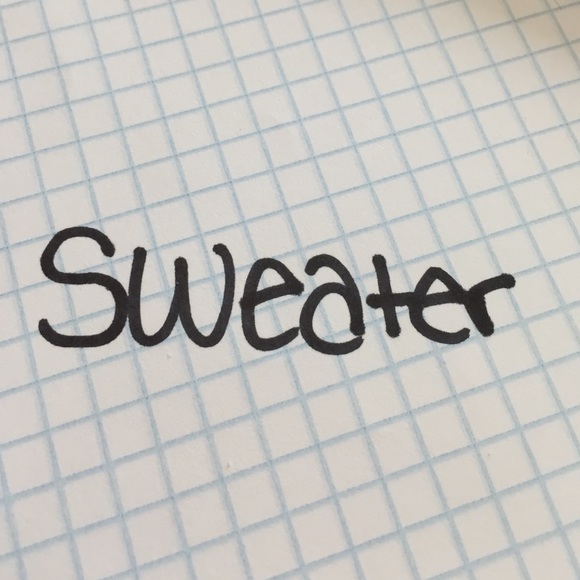 Pink sweater