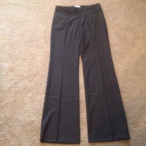 Gap 6 Long Perfect Trouser - Charcoal pin stripe