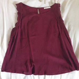 Maroon tank top