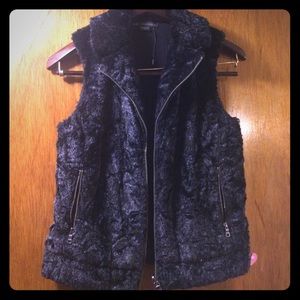 Armani Exchange faux fur vest