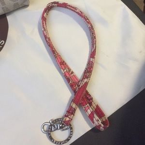 Vera Bradley Rosy Posey Lanyard