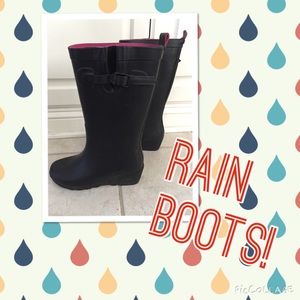 Wedge Rain Boots