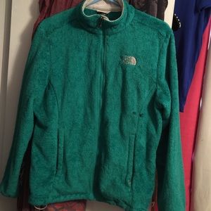 Green/ turquoise authentic North Face