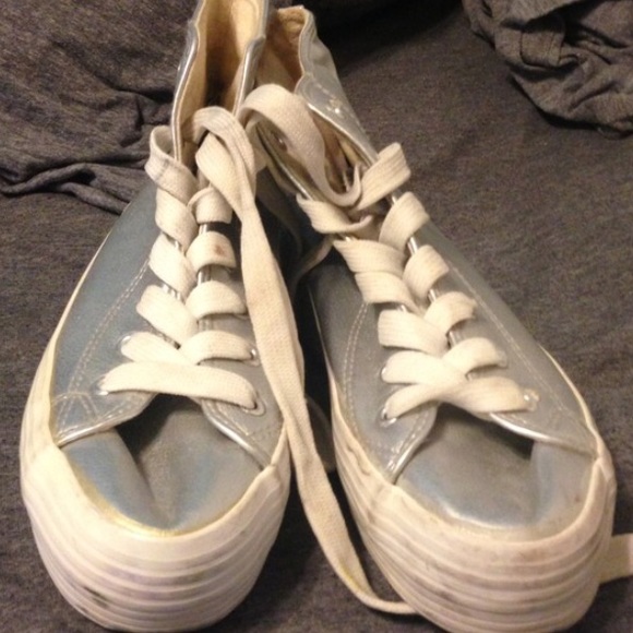 Thrift platform sneakers