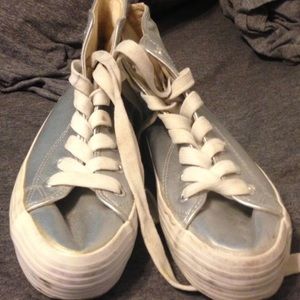 Thrift platform sneakers