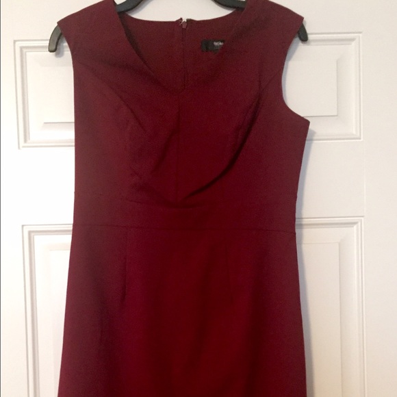 Wine colored dress