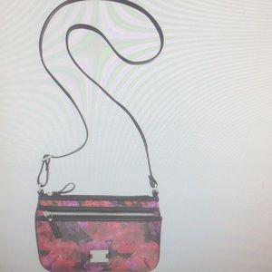 Style&co. Passport Crossbody -Rose Print NWT