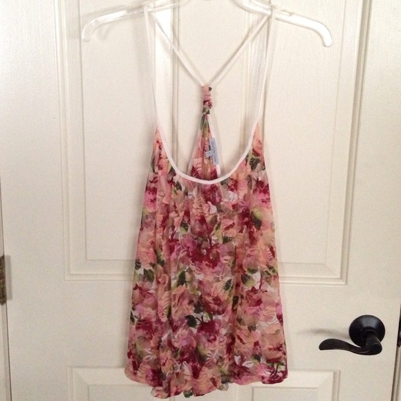 Sheer tank top