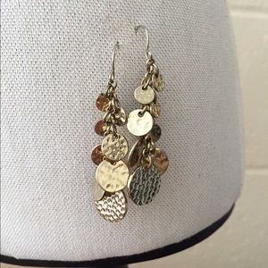 Gold dangle earrings