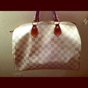 AUTHENTIC Louis Vuttion Damier Azur Speedy PP 265