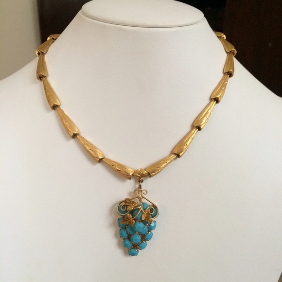 Vintage Grape Necklace