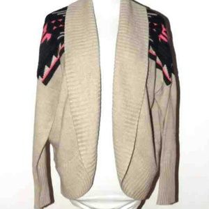 GIFTED NWOT Tribal Cocoon Cardi