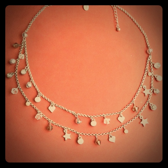 Aero double chain necklace