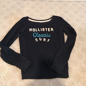Hollister pullover navy blue