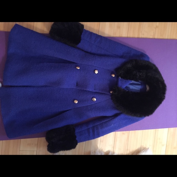 Blue winter coat size small