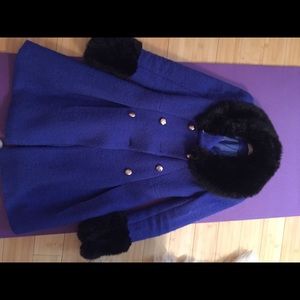 Blue winter coat size small