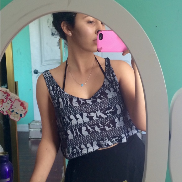 American Apparel Loose Crop Top