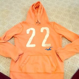 Orange Hollister hoodie