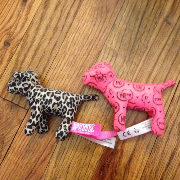 Pink mini dogs (leopard & pink university print)