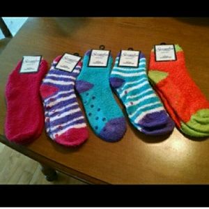 3 solid sock pairs
