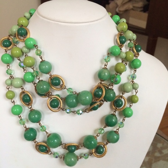 Vintage MidCentury Multi-Strand Necklace