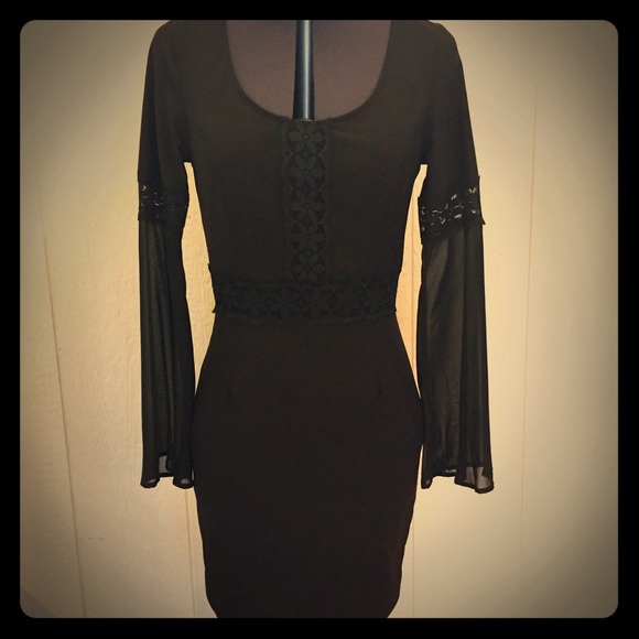 Solemio Brand Black Dress