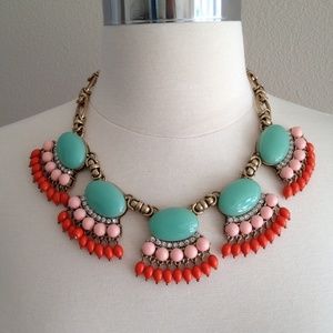 Jcrew Enamel Statement Necklace