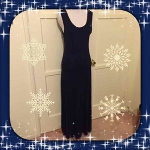 📦 Calvin Klein Navy Blue Floor Length Dress