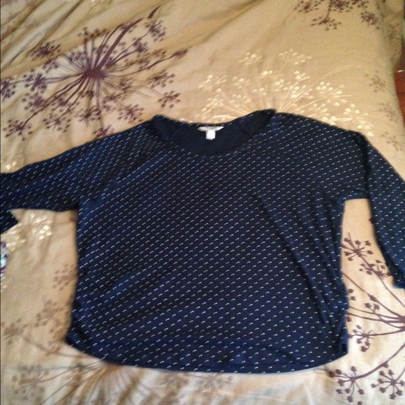 Cute Blue & White Polka Dot Thermal from Old Navy