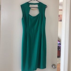 BCBG MAXAZRIA knees length green dress.