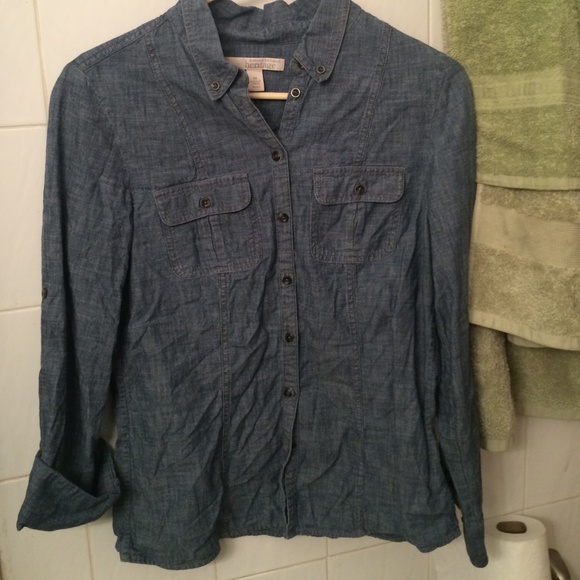 Denim top