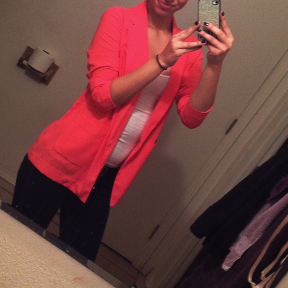 Peach Forever 21 blazer - Picture 1 of 3