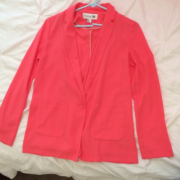 Peach Forever 21 blazer - Picture 3 of 3
