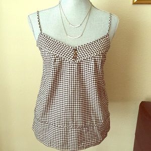 JCrew gingham top
