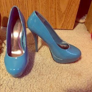 Blue heels
