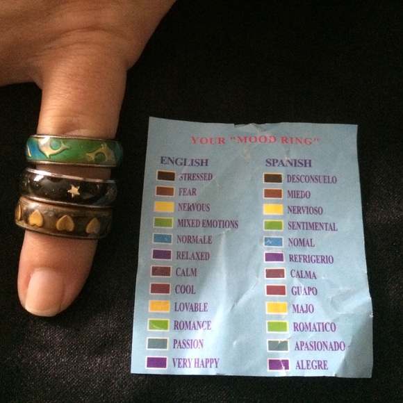Jewelry - Mood rings